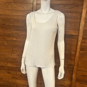 Source Unknown Cream Tank Top